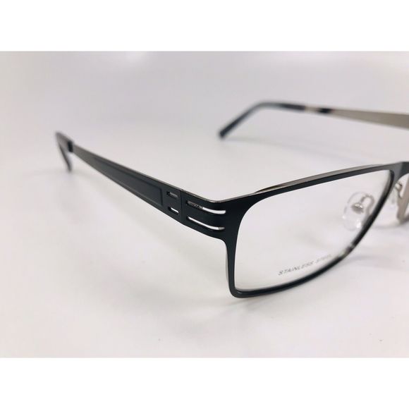 New Wide Guyz Black BOSS Eyeglasses 58mm for The Stylish Large Man - Picture 5 of 12